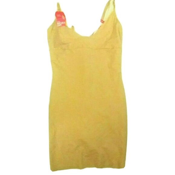 Flexees Shapewear XL Full Slip Brief Nude Beige Firm Control Instant Slim New - Picture 1 of 8